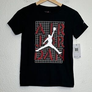 Air Jordan Jumpman Boys Size Small Short Sleeve‎ Graphic T-Shirt $28 NWT